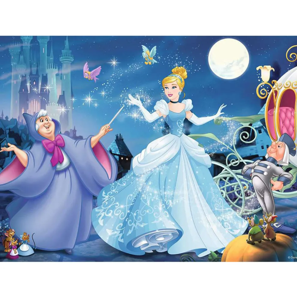 Ravensburger Disney Princess: Adorable Cinderella Glitter Puzzle 100pcs XXL