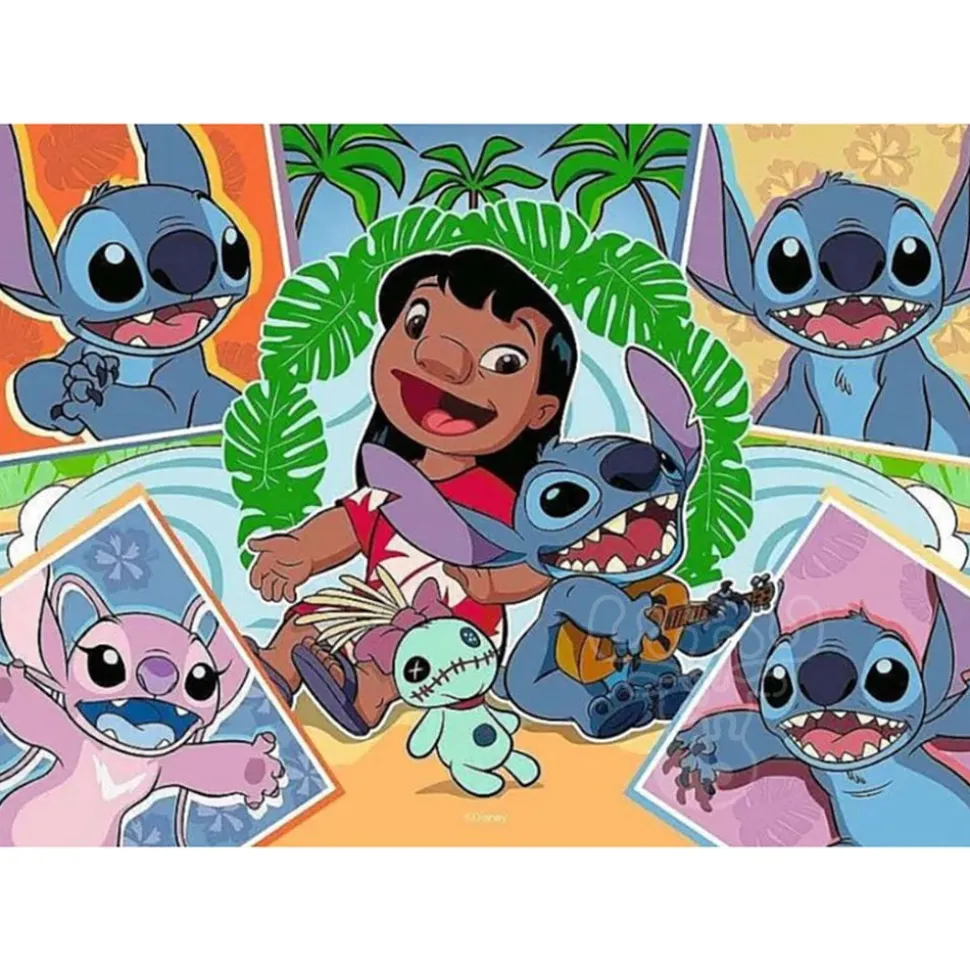 Ravensburger Disney Stitch Puzzle 4 x 100pcs Bumper Back