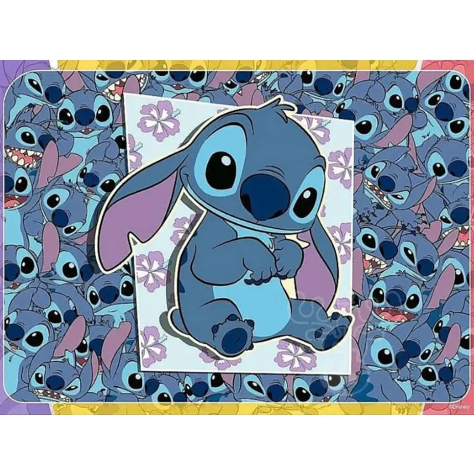Ravensburger Disney Stitch Puzzle 4 x 100pcs Bumper Back
