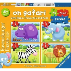 Ravensburger My First Puzzle: On Safari Puzzle 2, 3, 4, 5 pcs