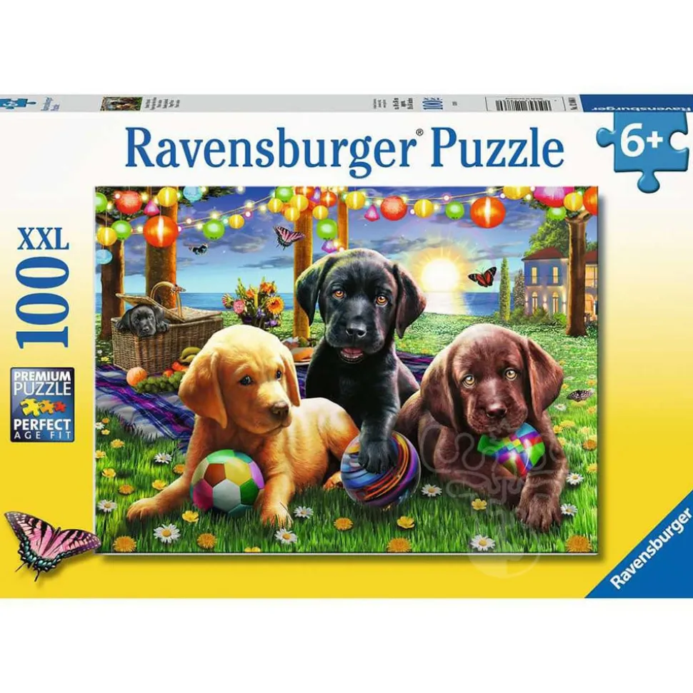 Ravensburger Puppy Picnic Puzzle 100pcs XXL