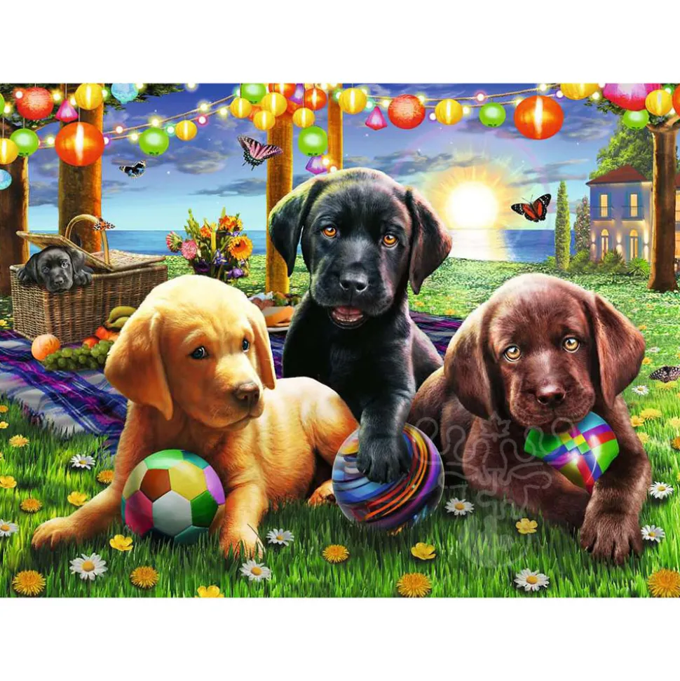 Ravensburger Puppy Picnic Puzzle 100pcs XXL