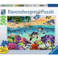 Ravensburger Race of the Baby Sea Turtles Large Format Puzzle 500pcs