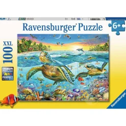 Ravensburger Swim with Turtles Puzzle 100pcs XXL