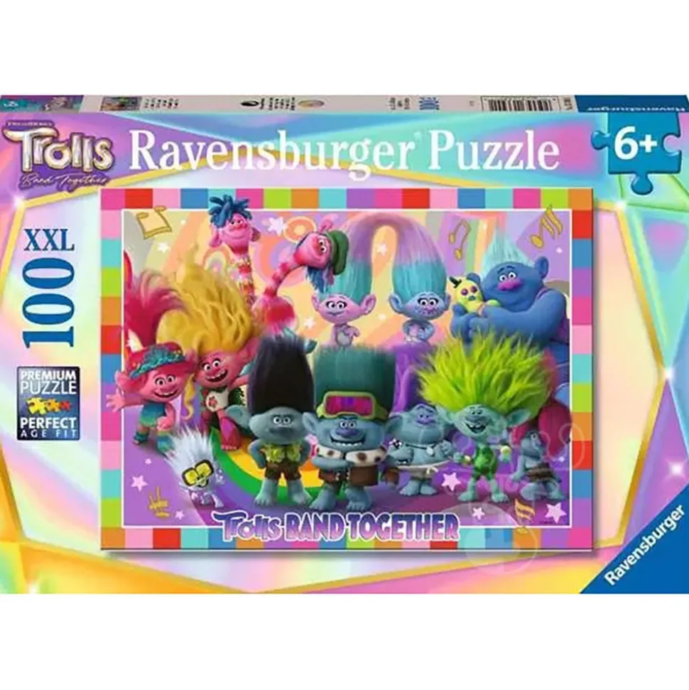 Ravensburger Trolls 3: Trolls Band Together Puzzle 100pcs XXL