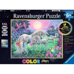 Ravensburger Unicorns in the Moonlight Puzzle 100pcs XXL