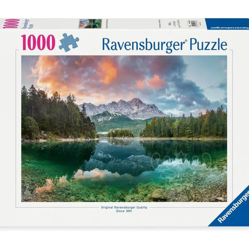 Ravensburger Zugspitze at the Eibsee, Germany Puzzle 1000pcs