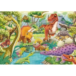 Schmidt Dinosaur Fun Puzzle 3 x 24pcs