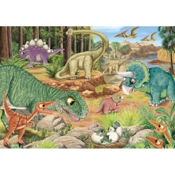 Schmidt Dinosaur Fun Puzzle 3 x 24pcs