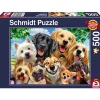 Schmidt Dog Selfie Puzzle 500pcs
