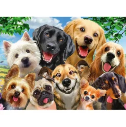 Schmidt Dog Selfie Puzzle 500pcs