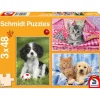 Schmidt My cutest baby animals Puzzle 3 x 48pcs