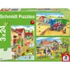 Schmidt On the Farm Puzzle 3 x 24pcs
