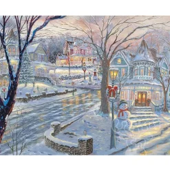 Springbok Cold Winter's Night Puzzle 1000pcs RETIRED