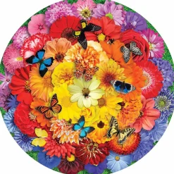 Springbok Colorful Bloom Round Puzzle 500pcs