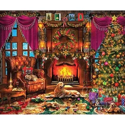 Springbok Cozy Christmas Puzzle 1000pcs RETIRED