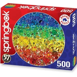 Springbok Illuminated Marbles Round Puzzle 500pcs
