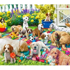 Springbok Playful Pups on Parade Puzzle 1000pcs