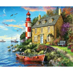 Springbok The Cottage Lighthouse Puzzle 1000pcs