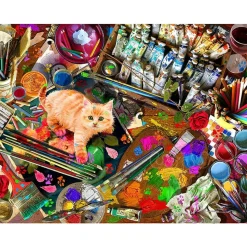 Springbok Unexpected Mews Puzzle 1000pcs