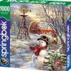 Springbok Winter Windmill Puzzle 1000pcs