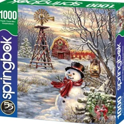 Springbok Winter Windmill Puzzle 1000pcs