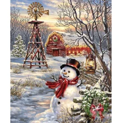 Springbok Winter Windmill Puzzle 1000pcs