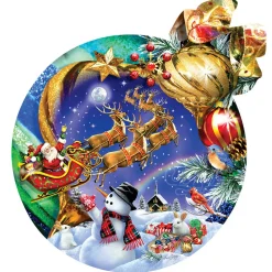 SunsOut Christmas Ornament Shaped Puzzle 750pcs
