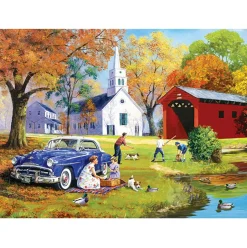 SunsOut Family Time by the River Puzzle 300pcs