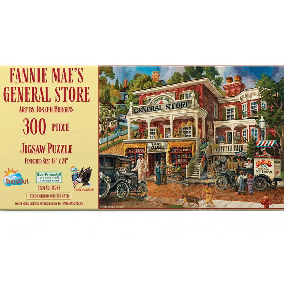 SunsOut Fannie Mae's General Store Puzzle 300pcs
