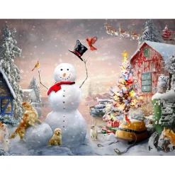 SunsOut Good Morning, It's Christmas Puzzle 300pcs