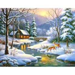 SunsOut Late Night Visitors Puzzle 500pcs