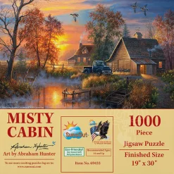 SunsOut Misty Cabin Puzzle 1000pcs