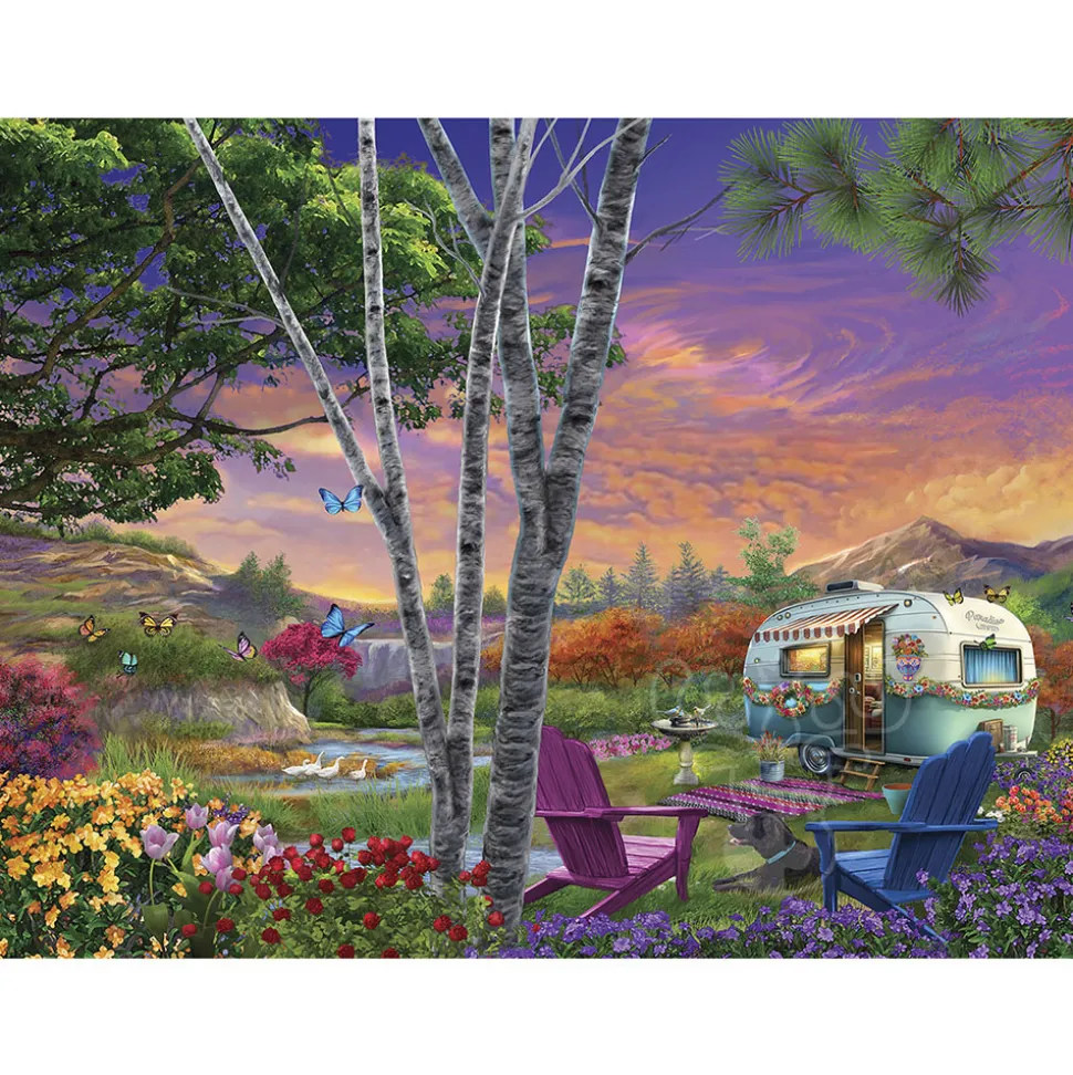 SunsOut Parked in Paradise Puzzle 500pcs