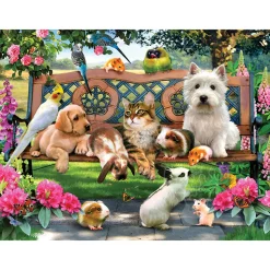SunsOut Pets in the Park Puzzle 500pcs