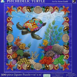 SunsOut Psychedelic Turtle Puzzle 500pcs