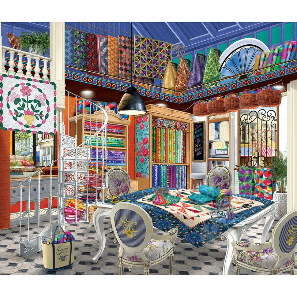 SunsOut Queenie's Quiltery Puzzle 1000pcs