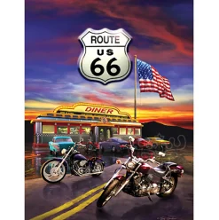 SunsOut Route 66 Diner Puzzle 1000pcs