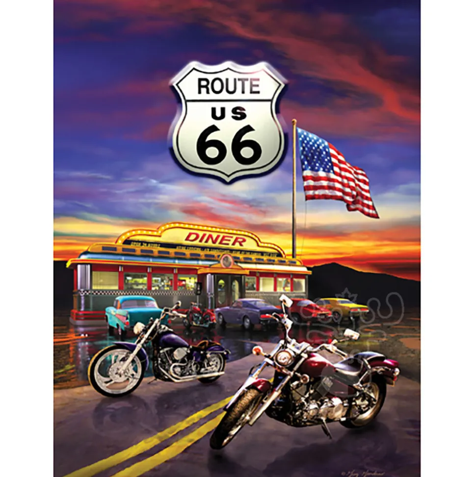 SunsOut Route 66 Diner Puzzle 1000pcs