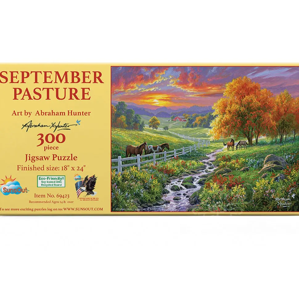 SunsOut September Pasture Puzzle 300pcs