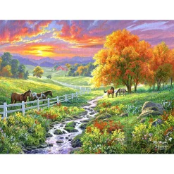 SunsOut September Pasture Puzzle 300pcs