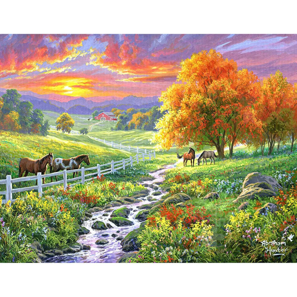 SunsOut September Pasture Puzzle 300pcs