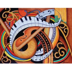 SunsOut Sound of Soul Strings Puzzle 500pcs