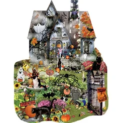 SunsOut Spooky House Shaped Puzzle 1000pcs
