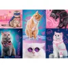Trefl Neon Color Line: Super Cats Puzzle 1000pcs
