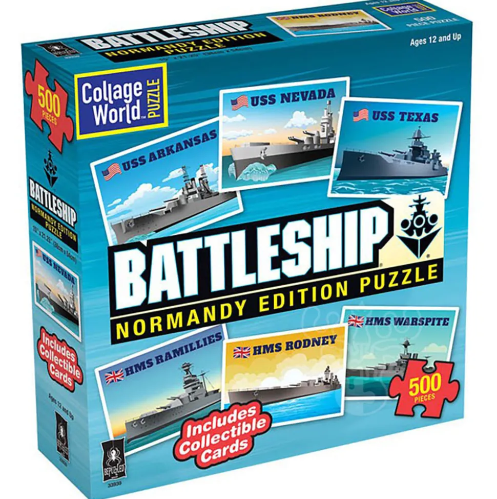 University Games Battleship Normandy Edition Puzzle 500pcs