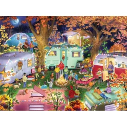 Vermont Christmas Co. Camping in the Fall Puzzle 1000pcs