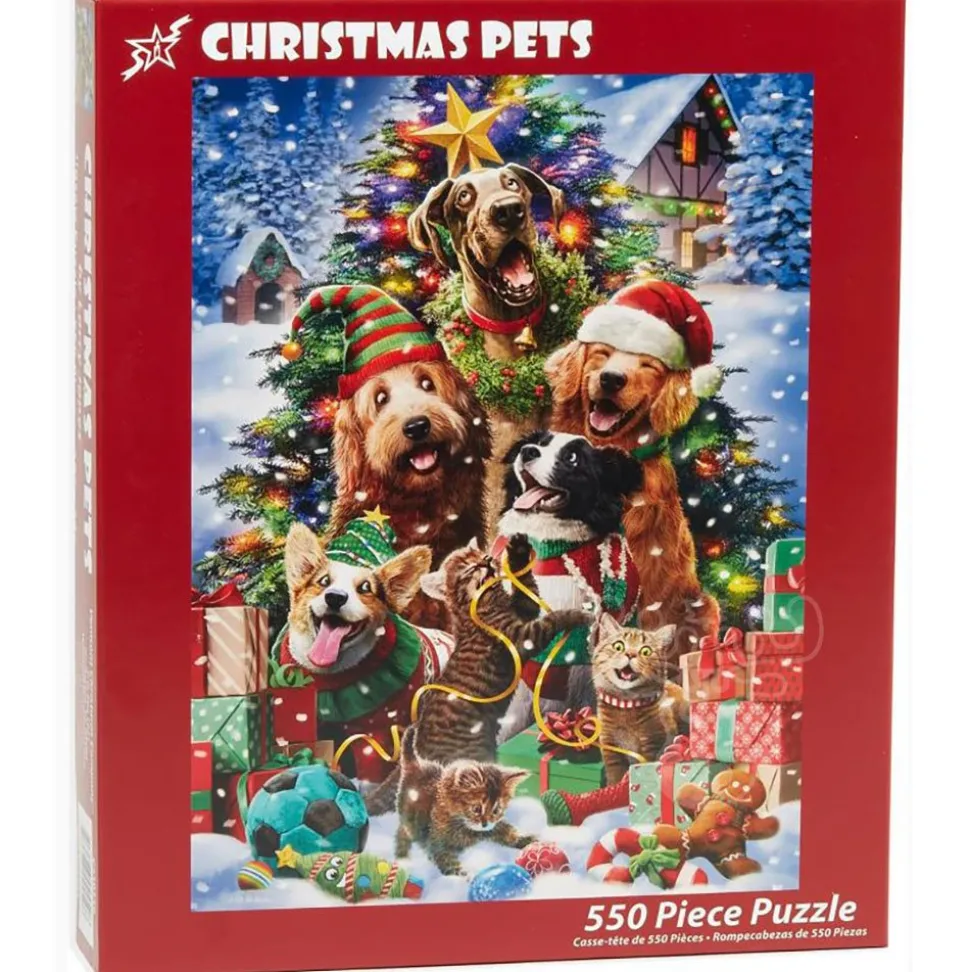 Vermont Christmas Co. Christmas Pets Puzzle 550pcs