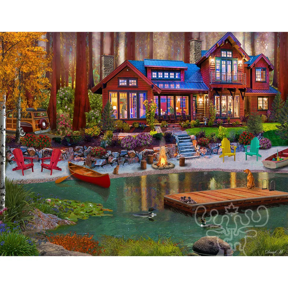 Vermont Christmas Co. Cottage Life Puzzle 550pcs RETIRED