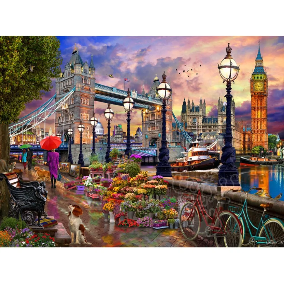 Vermont Christmas Co. London Promenade Puzzle 1000pcs